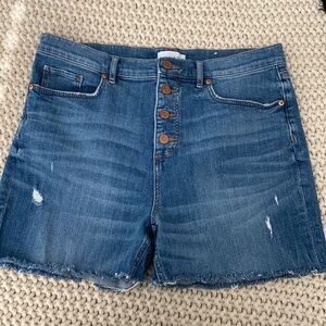 Loft Denim cutoff shorts